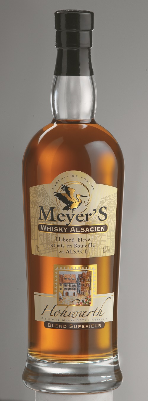 whisky pur malt fabriqué en Alsace par la distillerie Meyer, artisanal