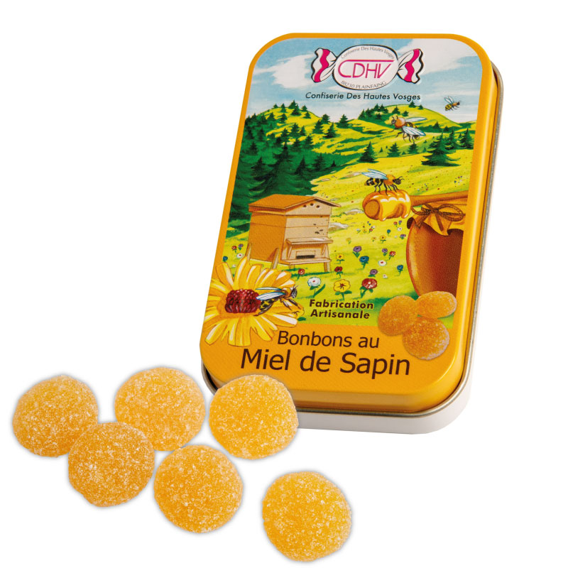 BONBONS AU MIEL DE SAPIN DE VOSGES - Savourez le Grand Est